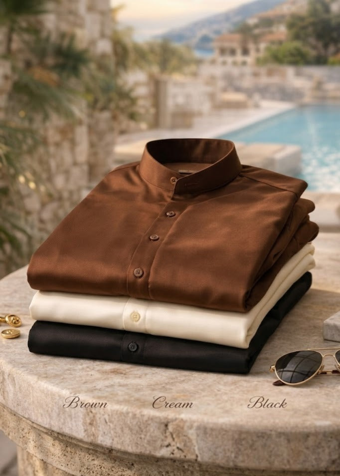 Mandarin Collar shirts | under 1499/- Flat 20% off