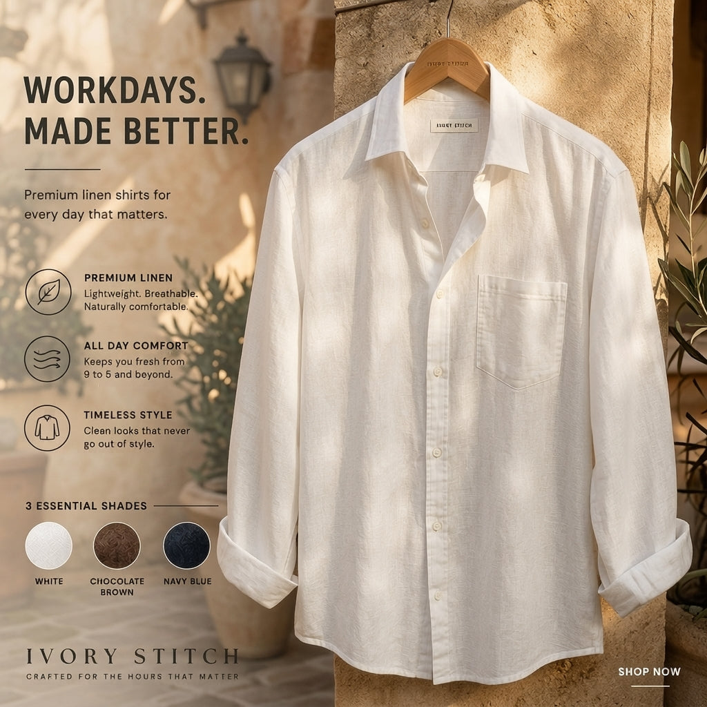 Linen Shirt | Pure White