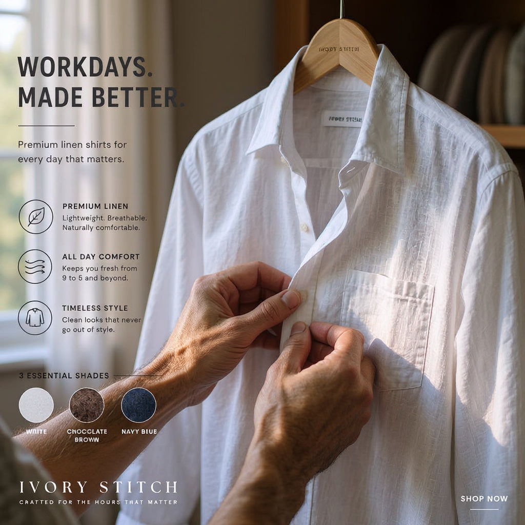 Linen Shirt | Pure White