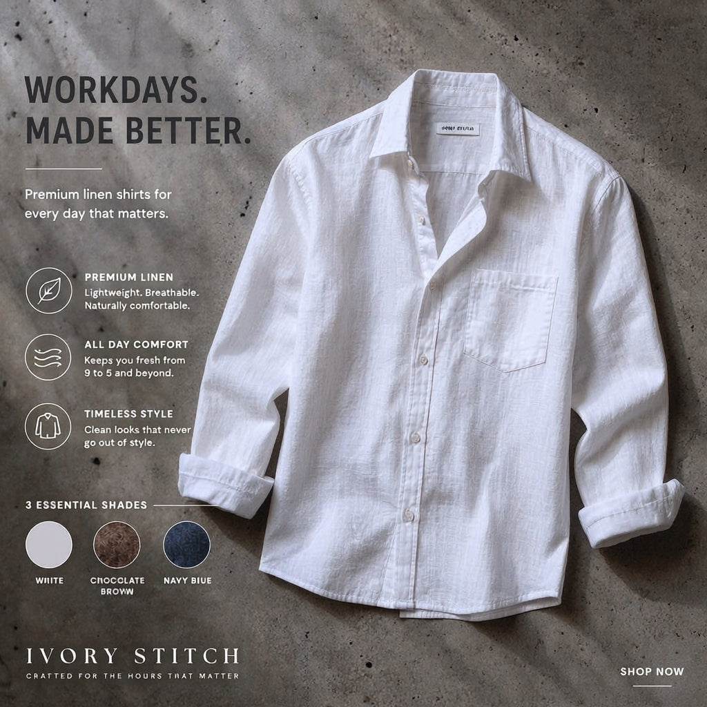 Linen Shirt | Pure White