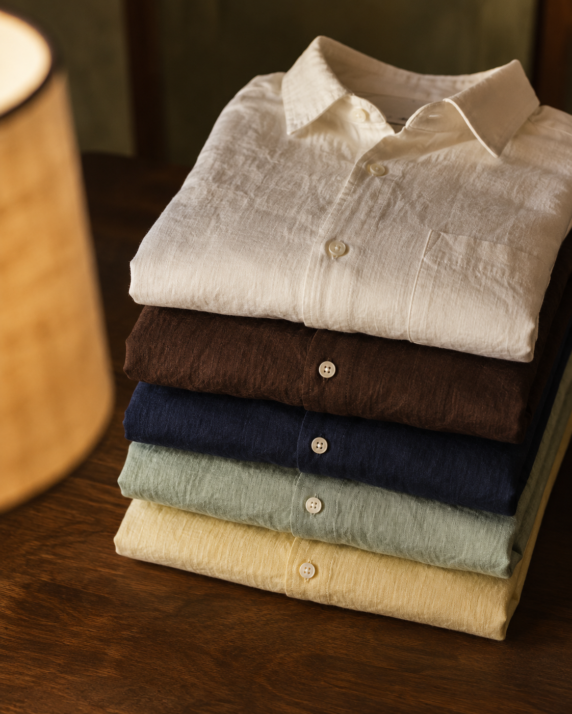 Linen Shirt | Mocha Brown