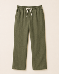 Sage Green Linen Trousers