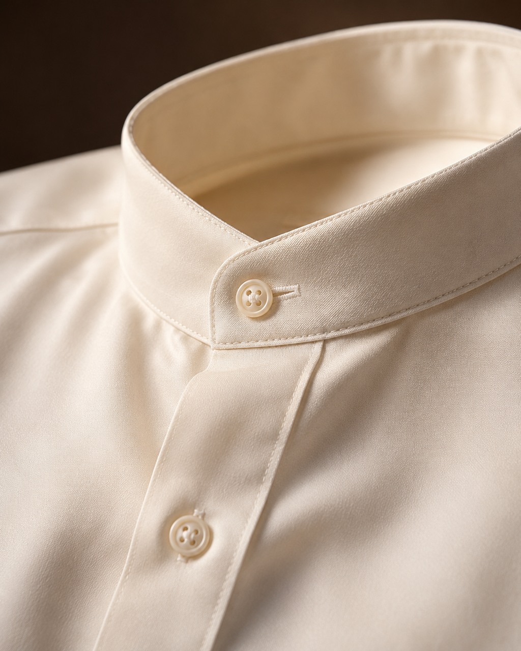 Mandarin Collar | Classic Cream