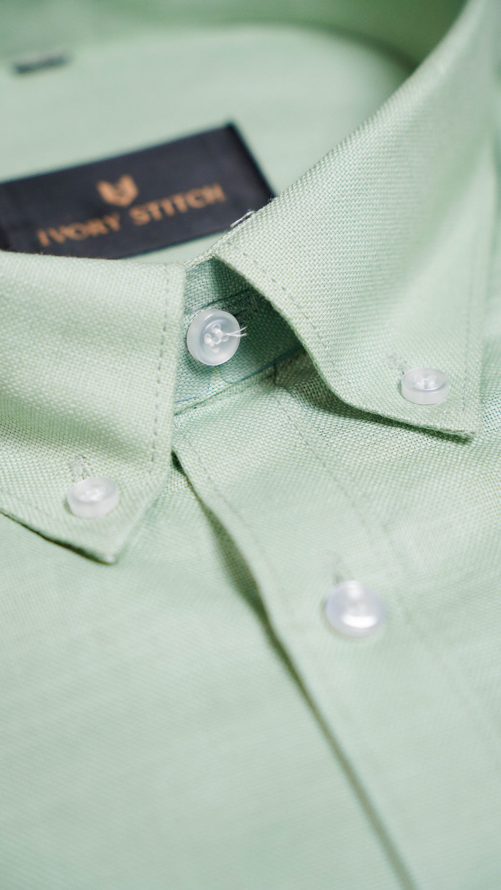 Mint leaf Green Linen Shirt