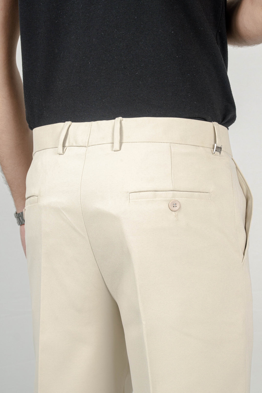 Signature Beige Formal Trousers