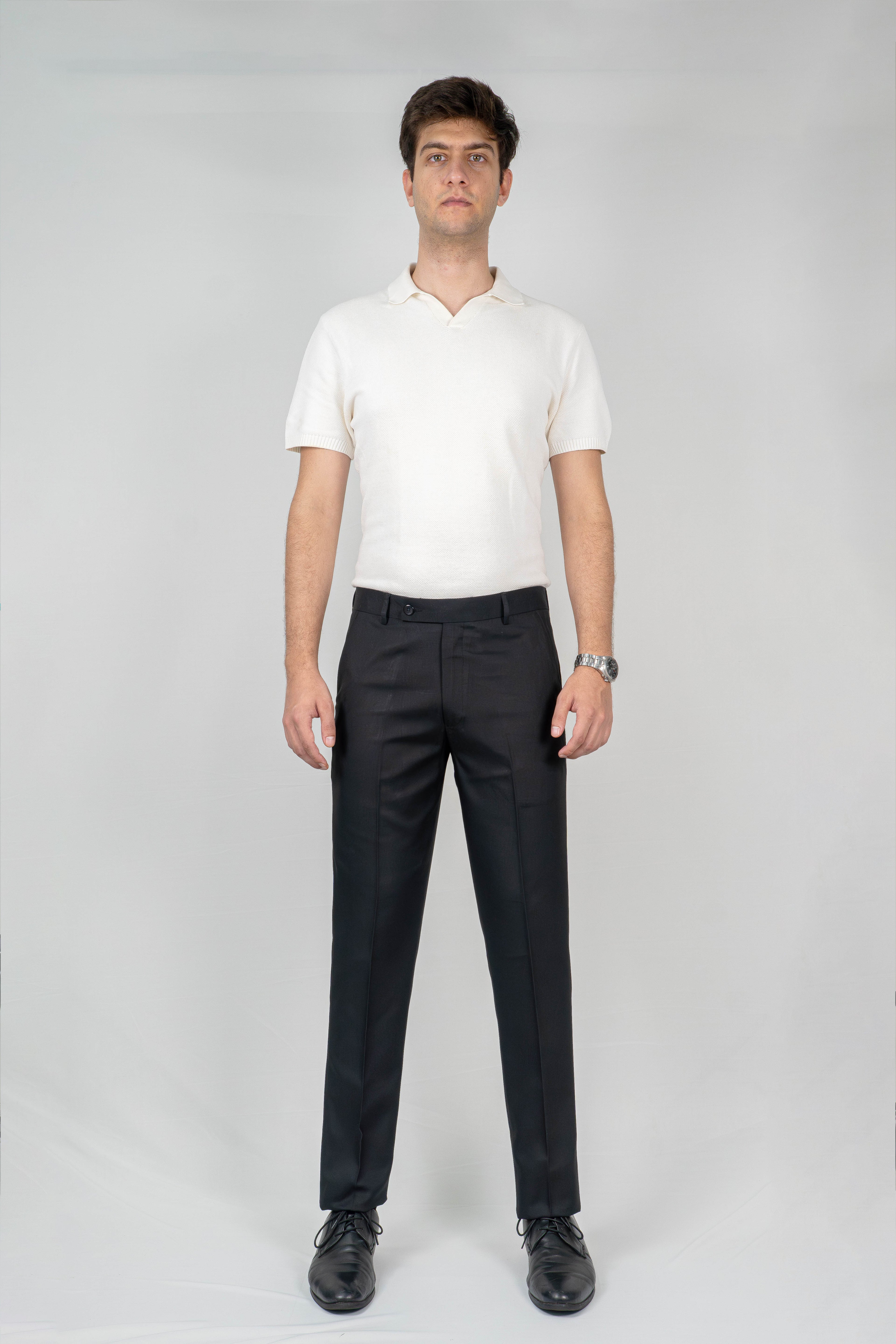 Signature Black Formal Trousers
