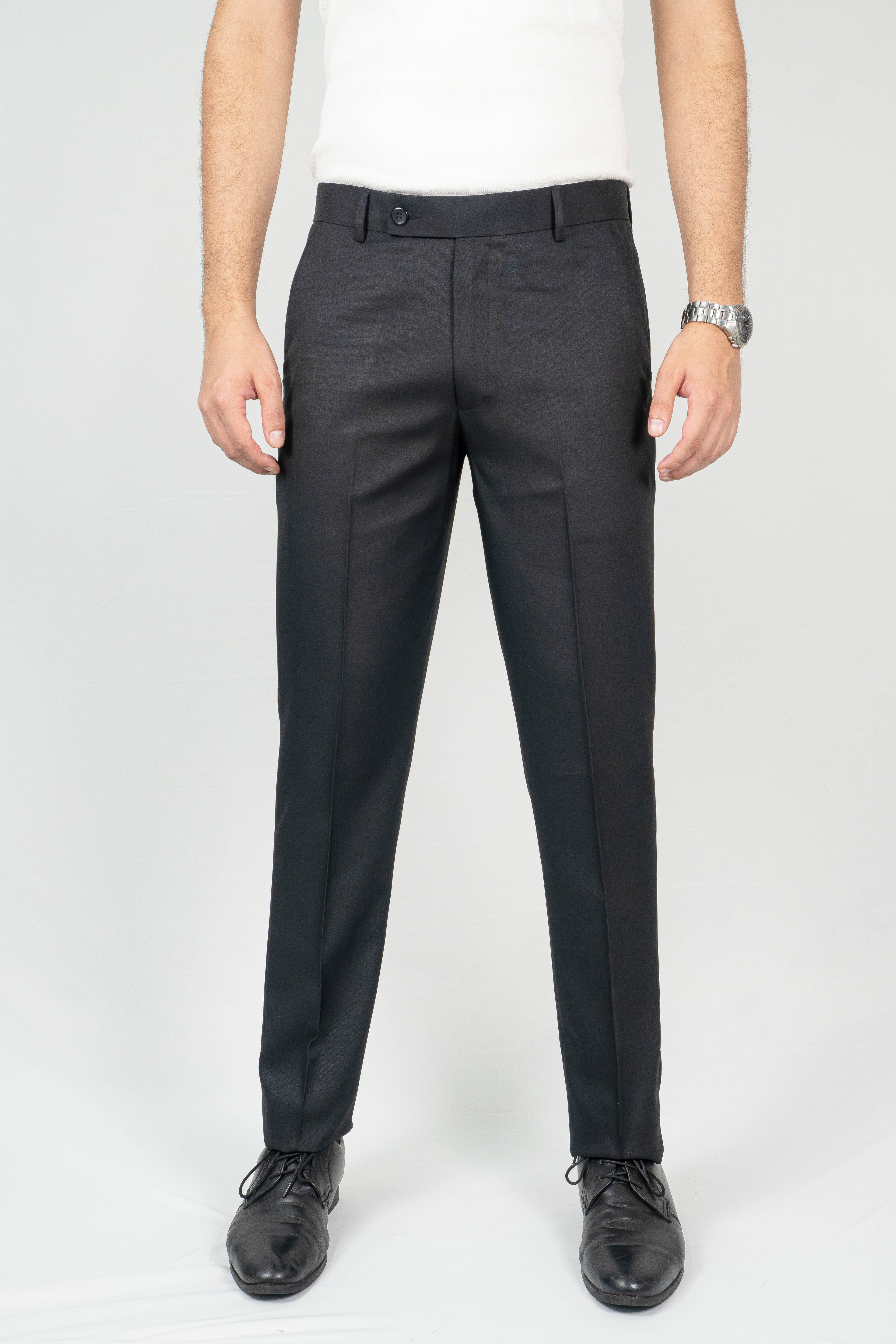 Signature Black Formal Trousers