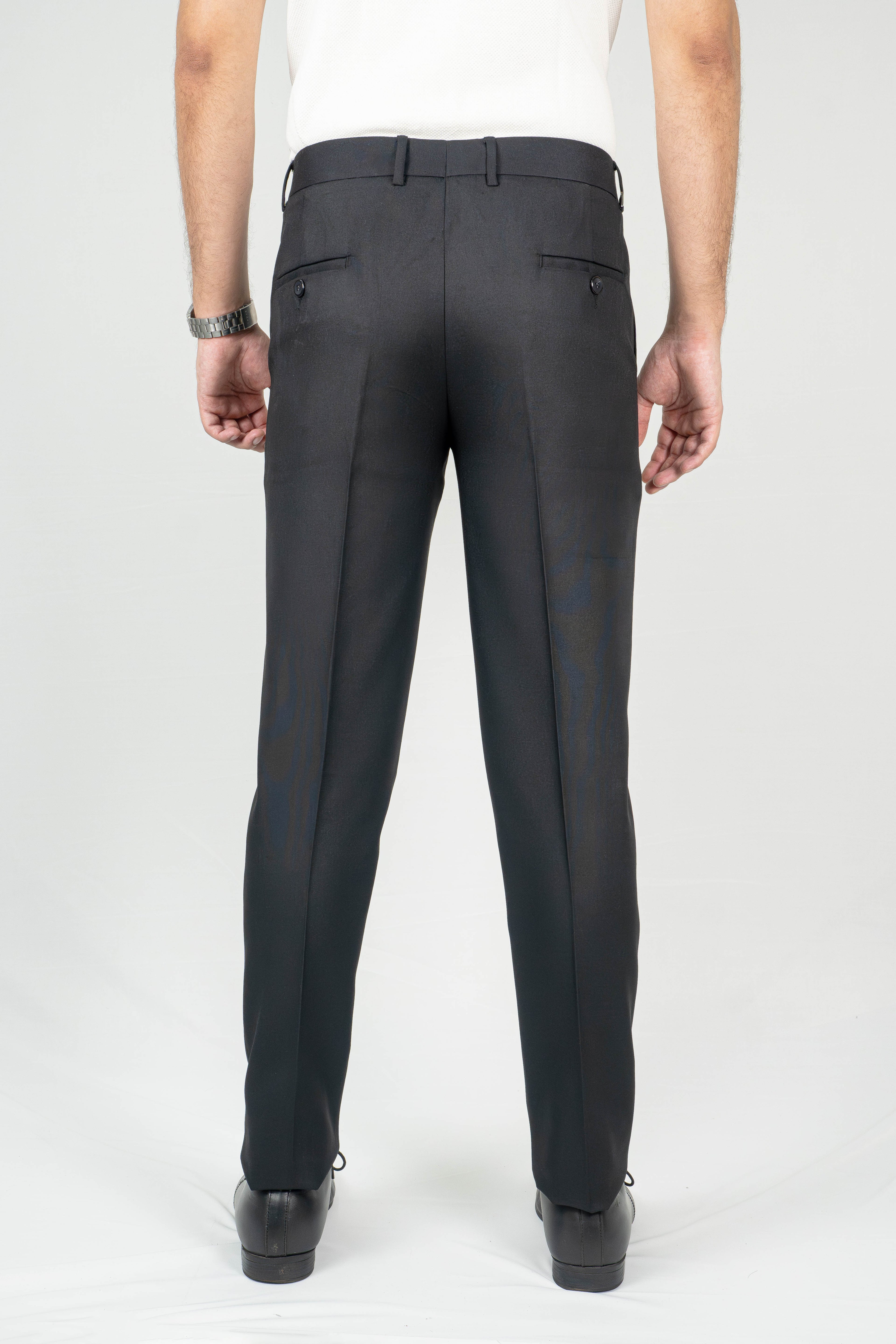 Signature Black Formal Trousers