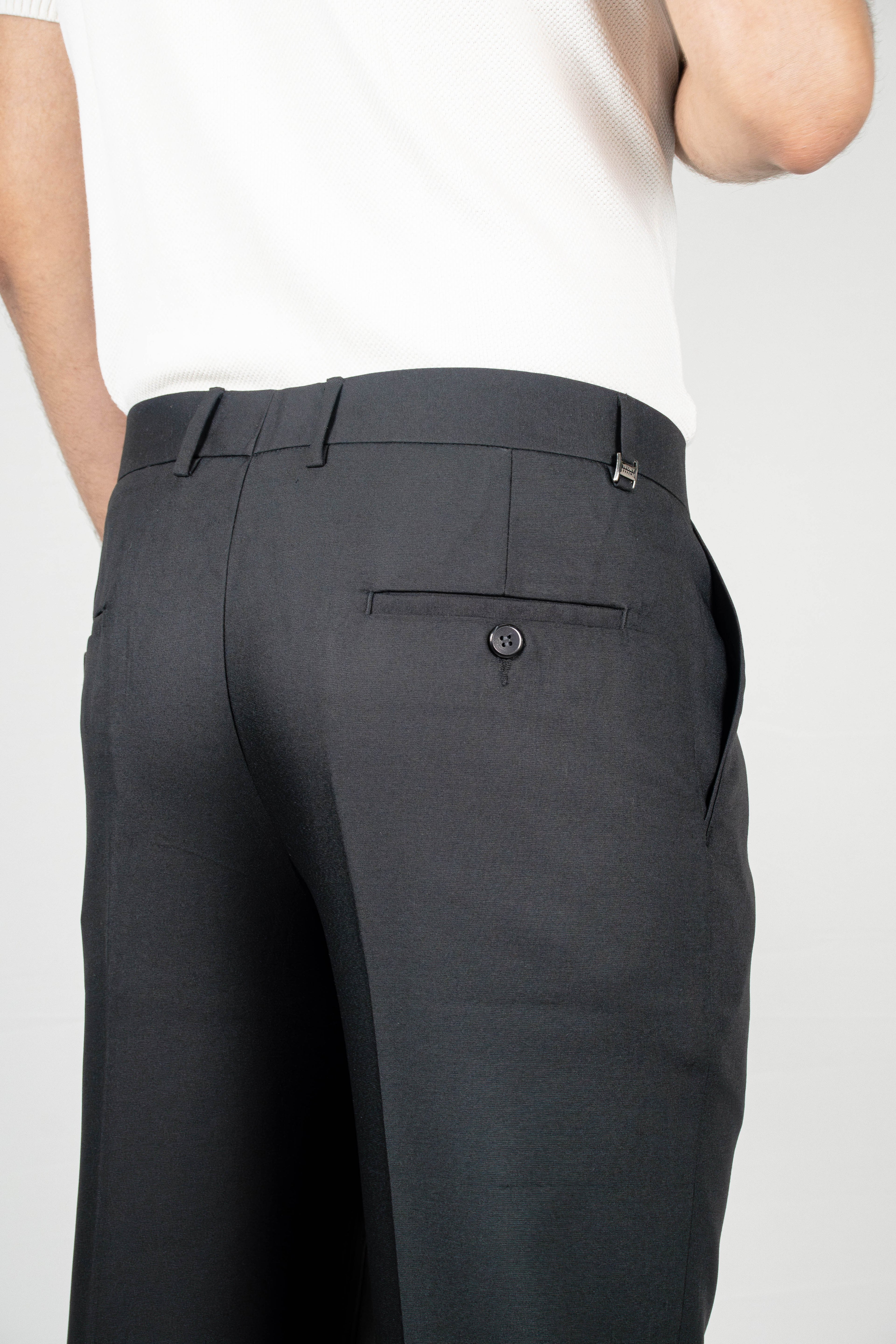 Signature Black Formal Trousers
