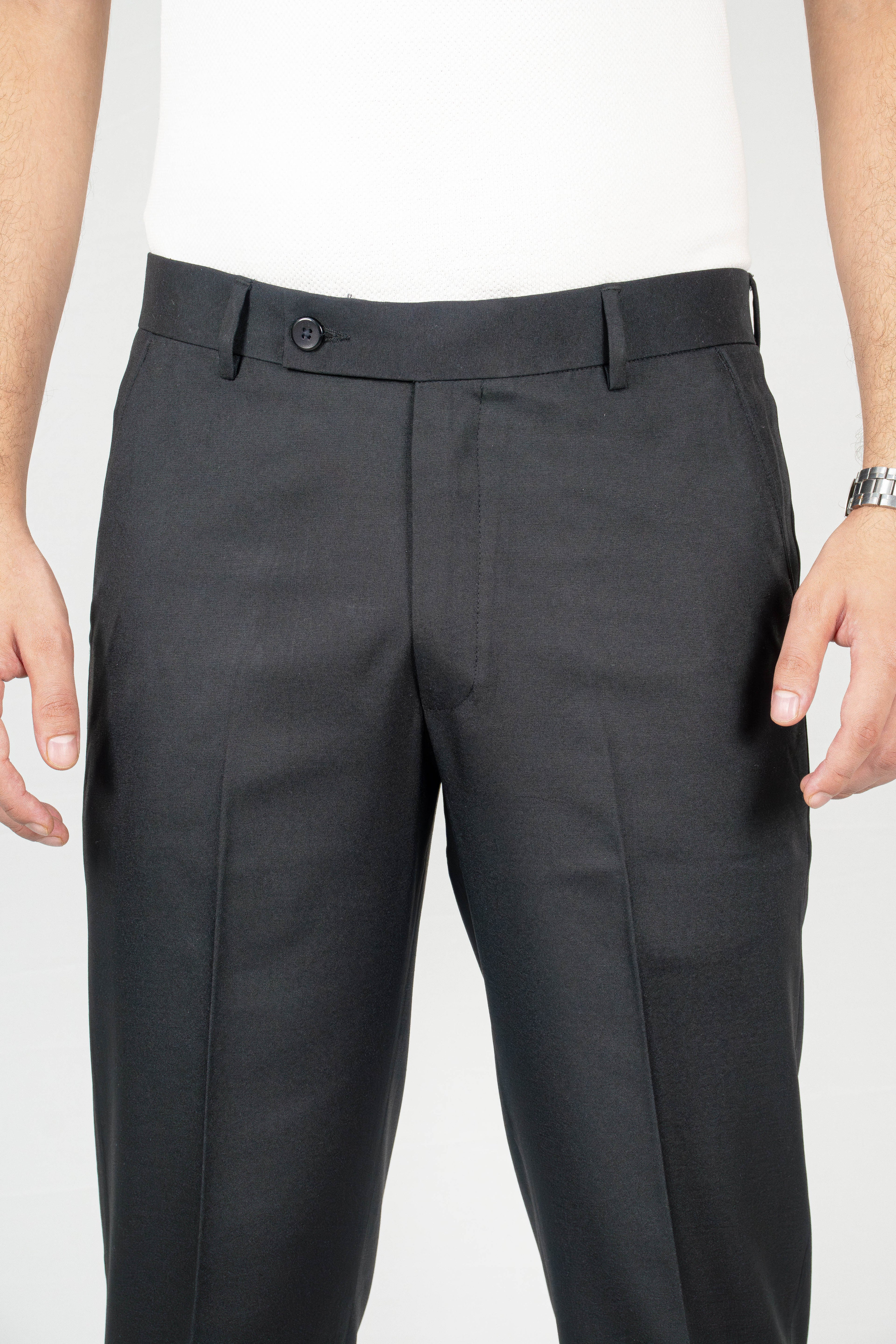Signature Black Formal Trousers
