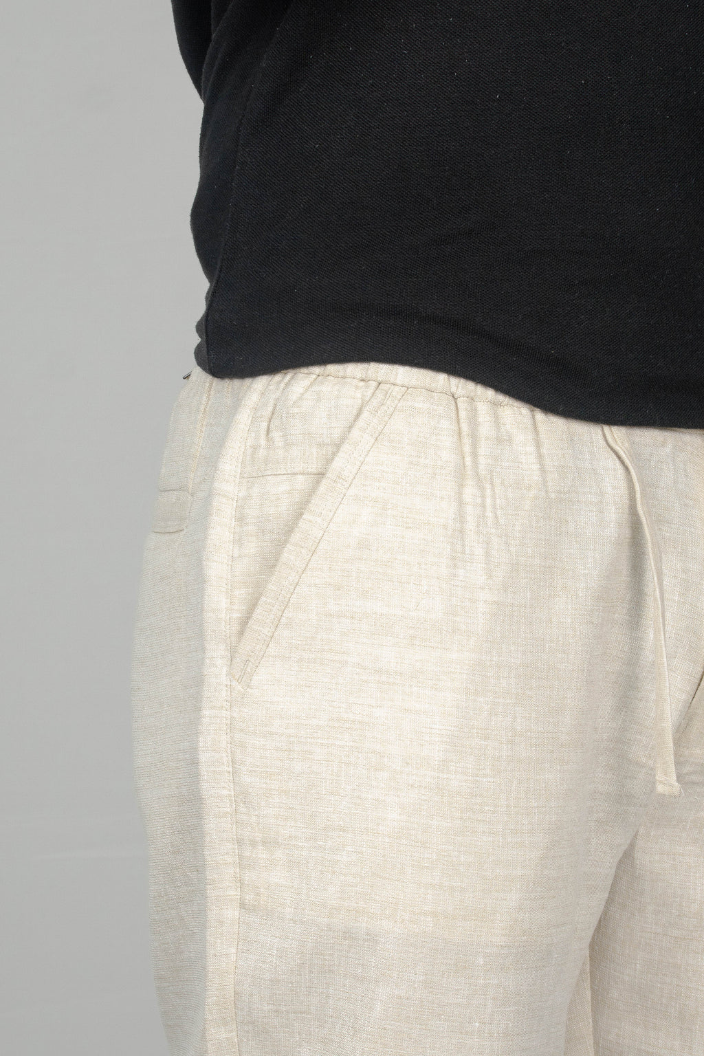 Cream Linen Trousers
