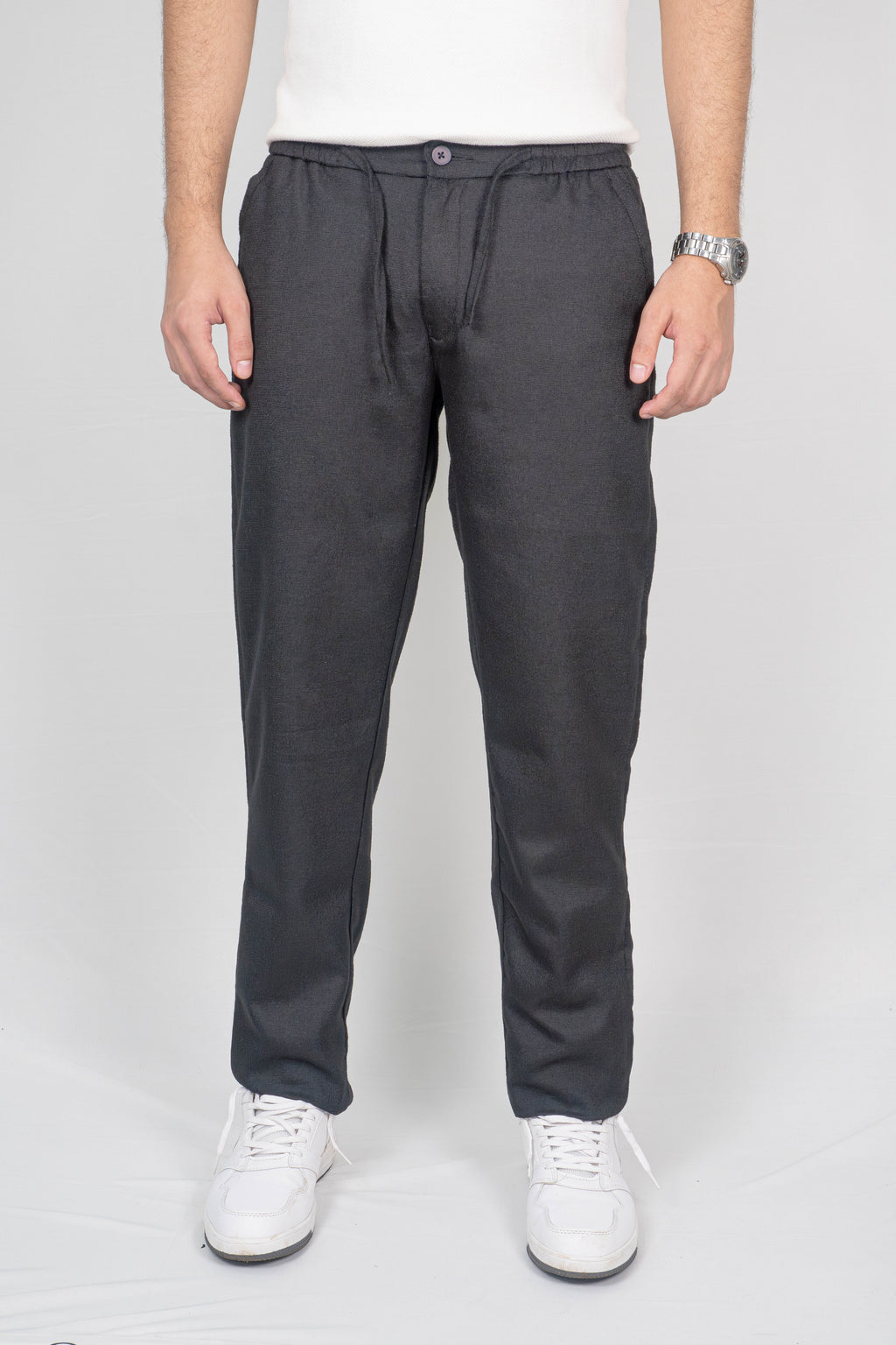 Black Linen Trousers