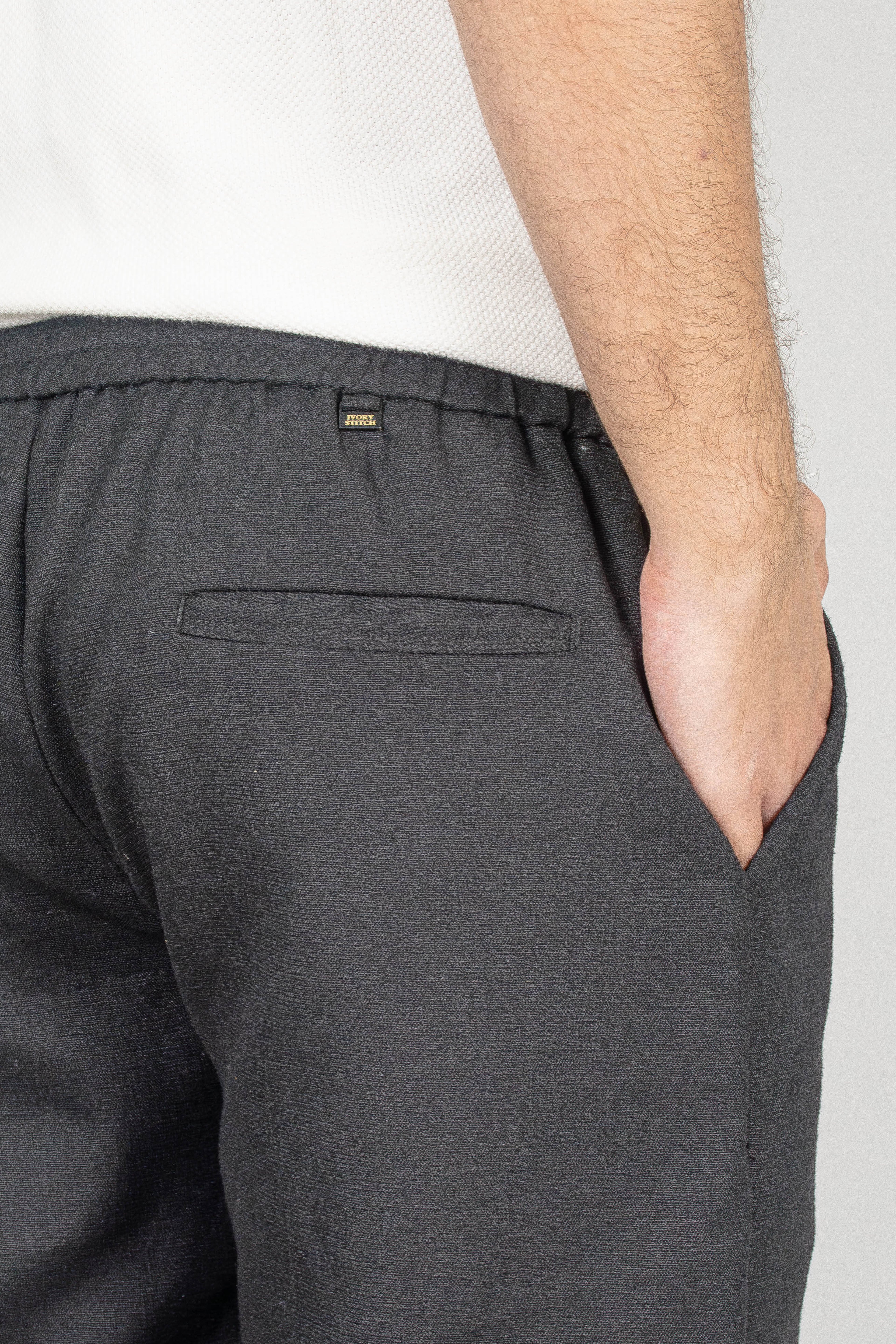 Black Linen Trousers