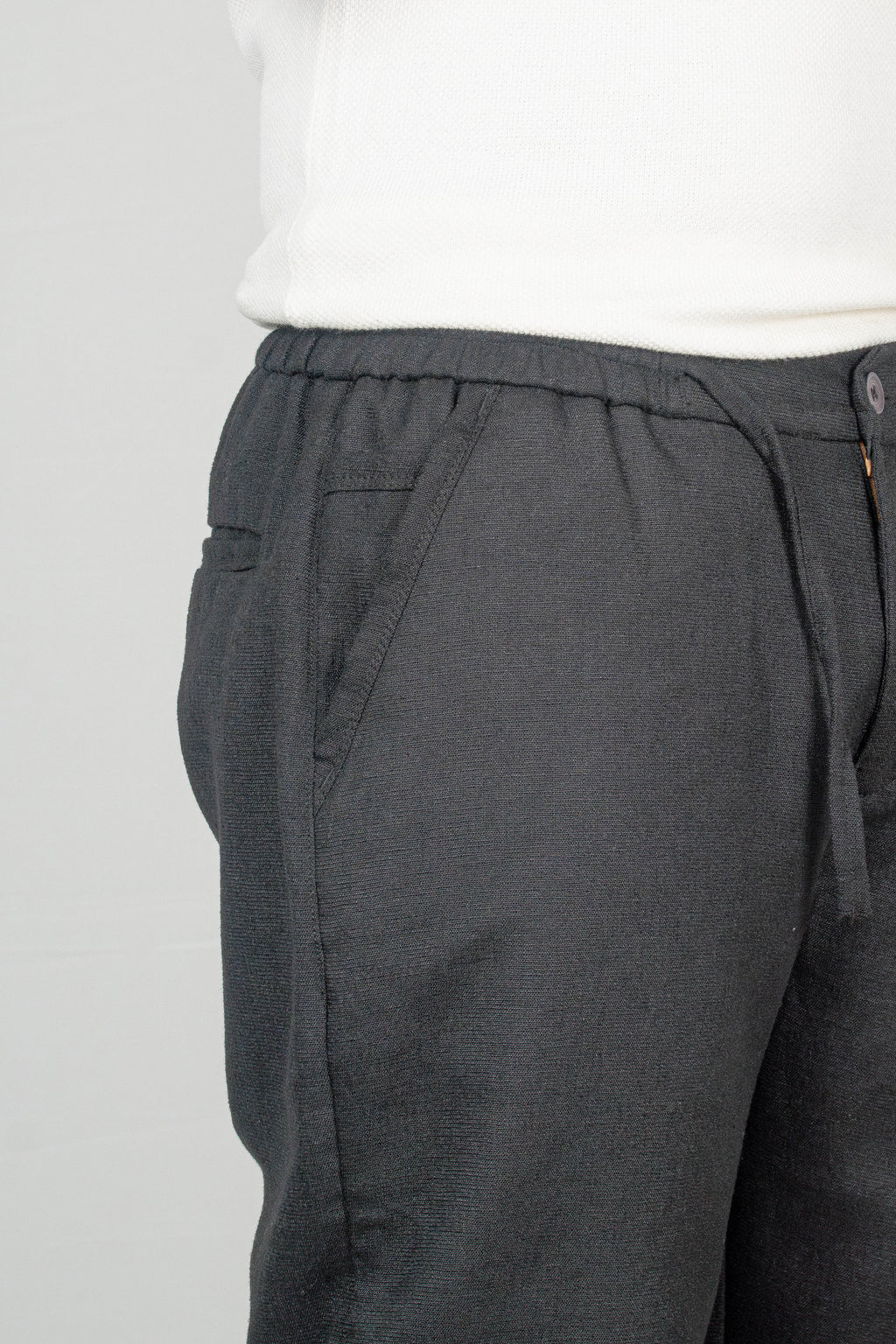 Black Linen Trousers