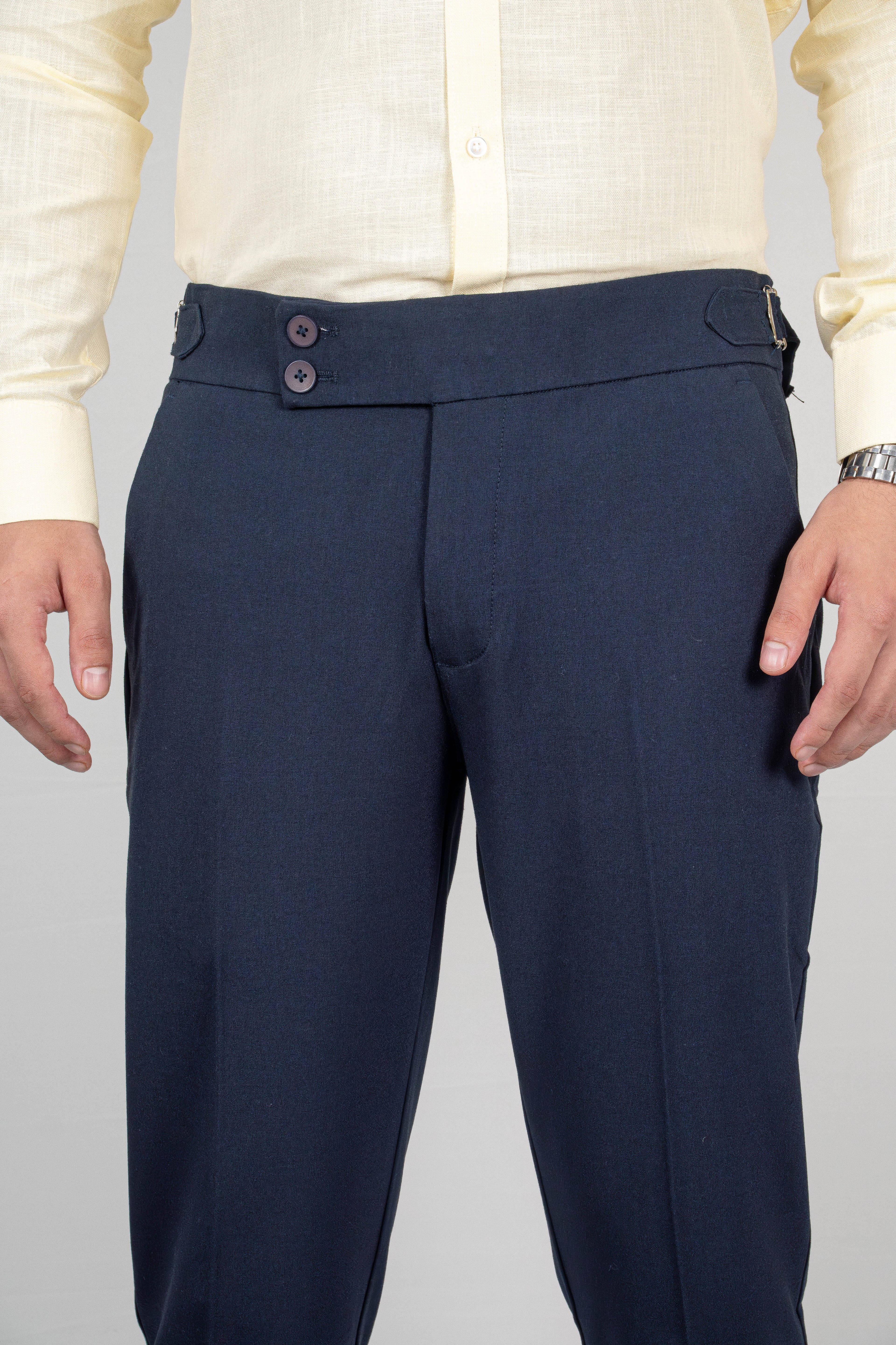 Navy Classic Gurkha Trousers