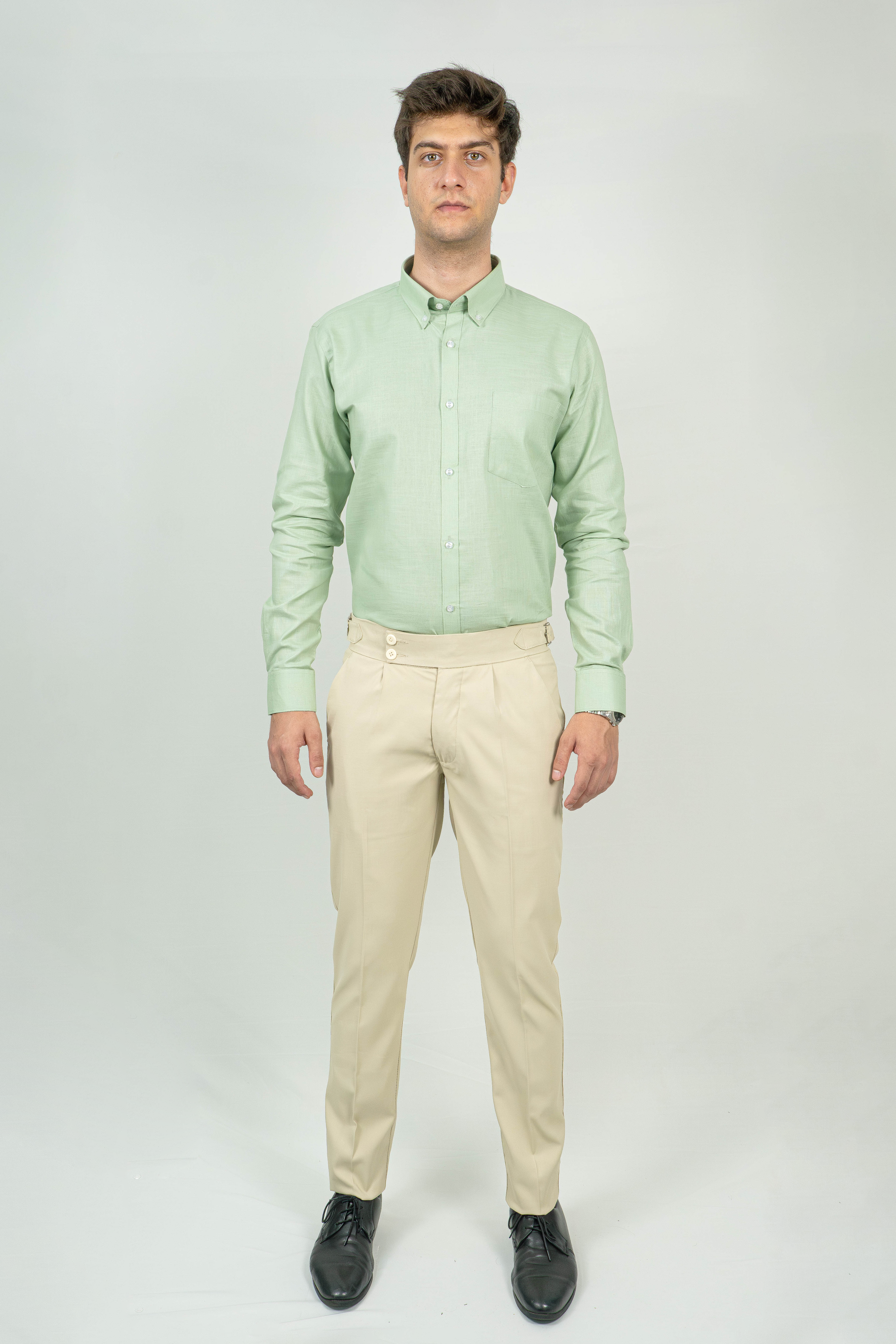 Beige Gurkha Trousers