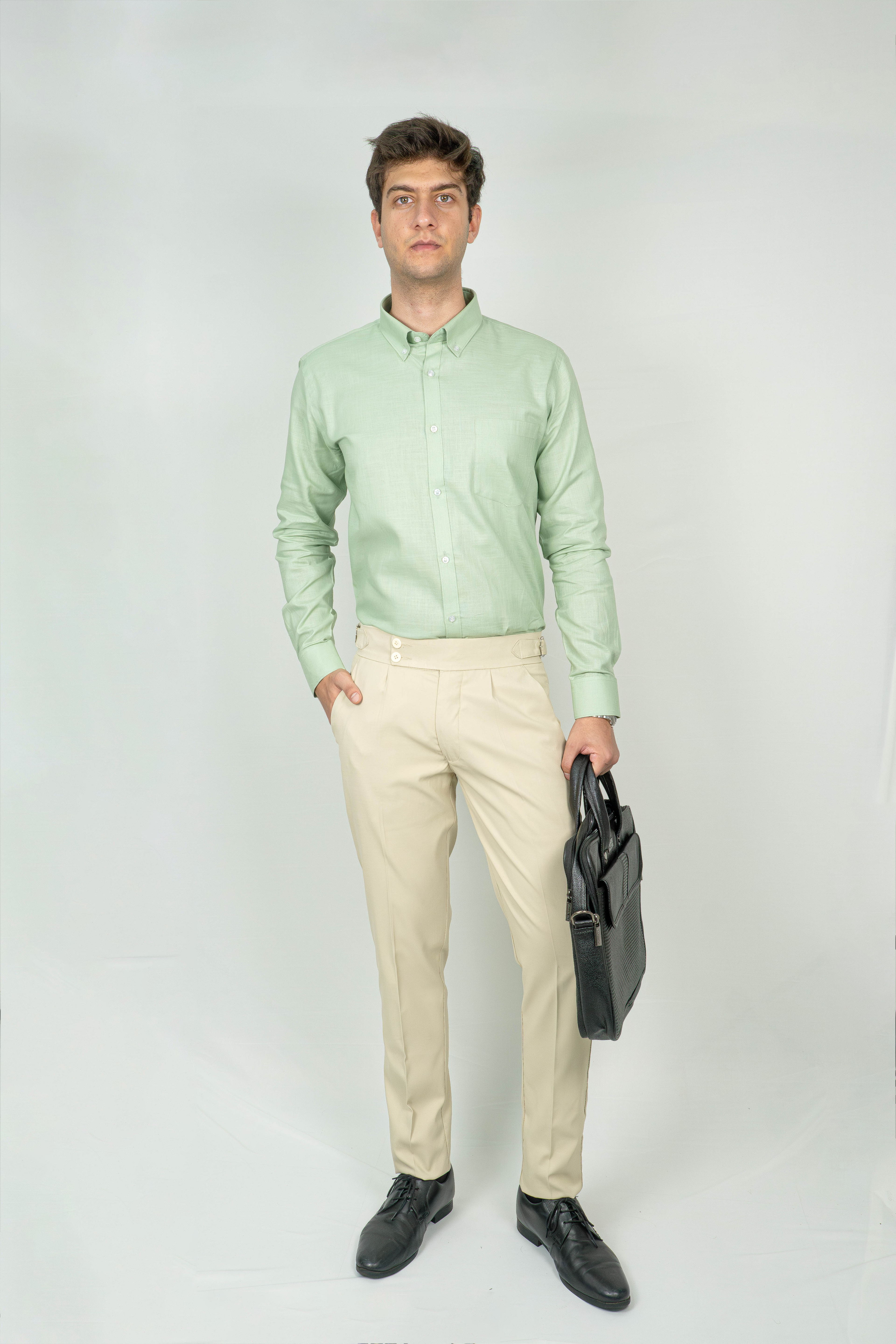 Beige Gurkha Trousers