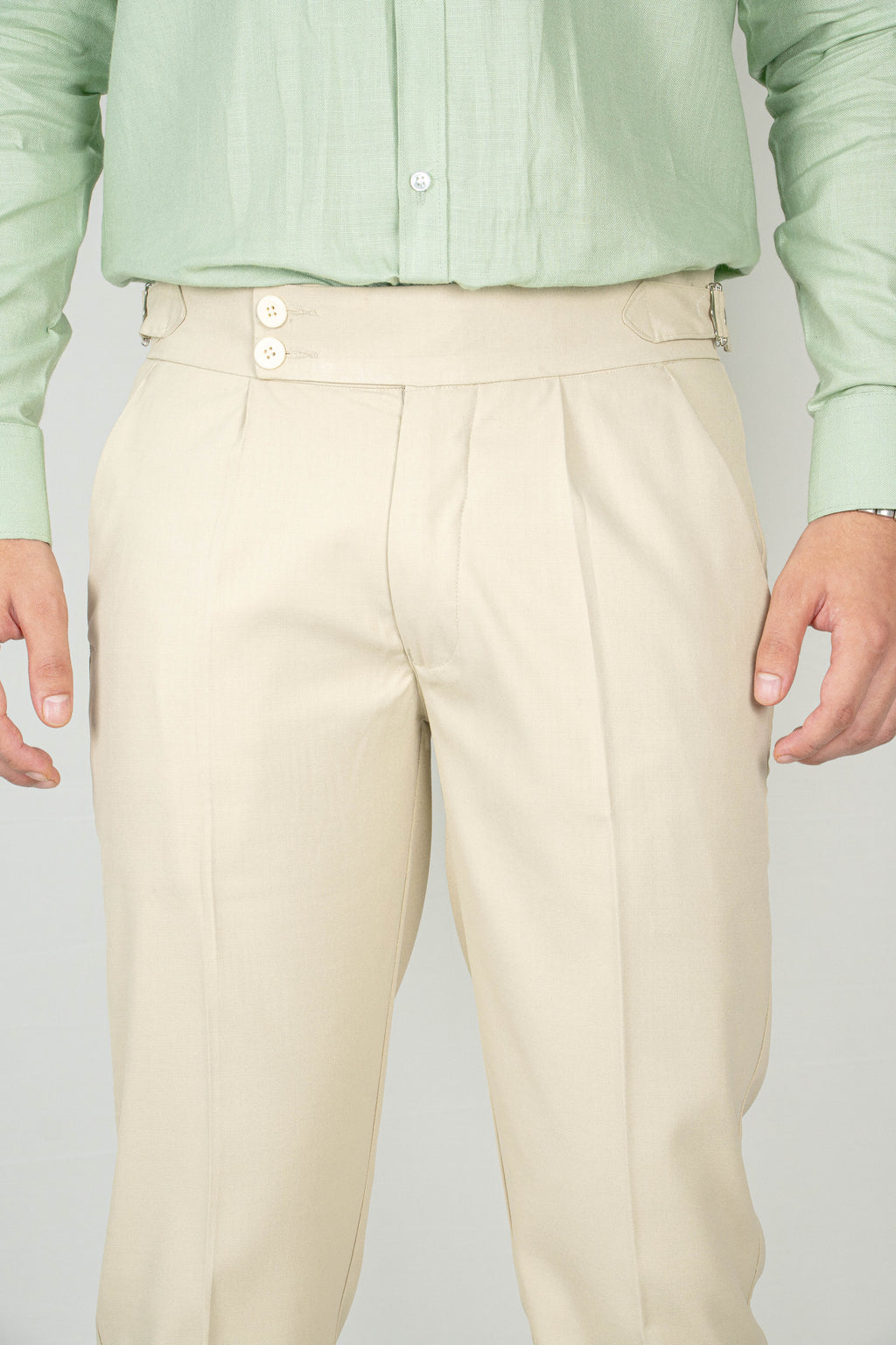 Beige Gurkha Trousers