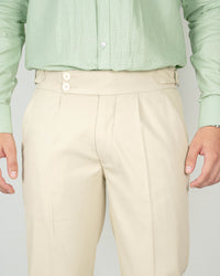 Beige Italian Trousers | Beige