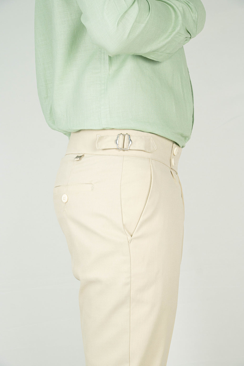 Beige Gurkha Trousers