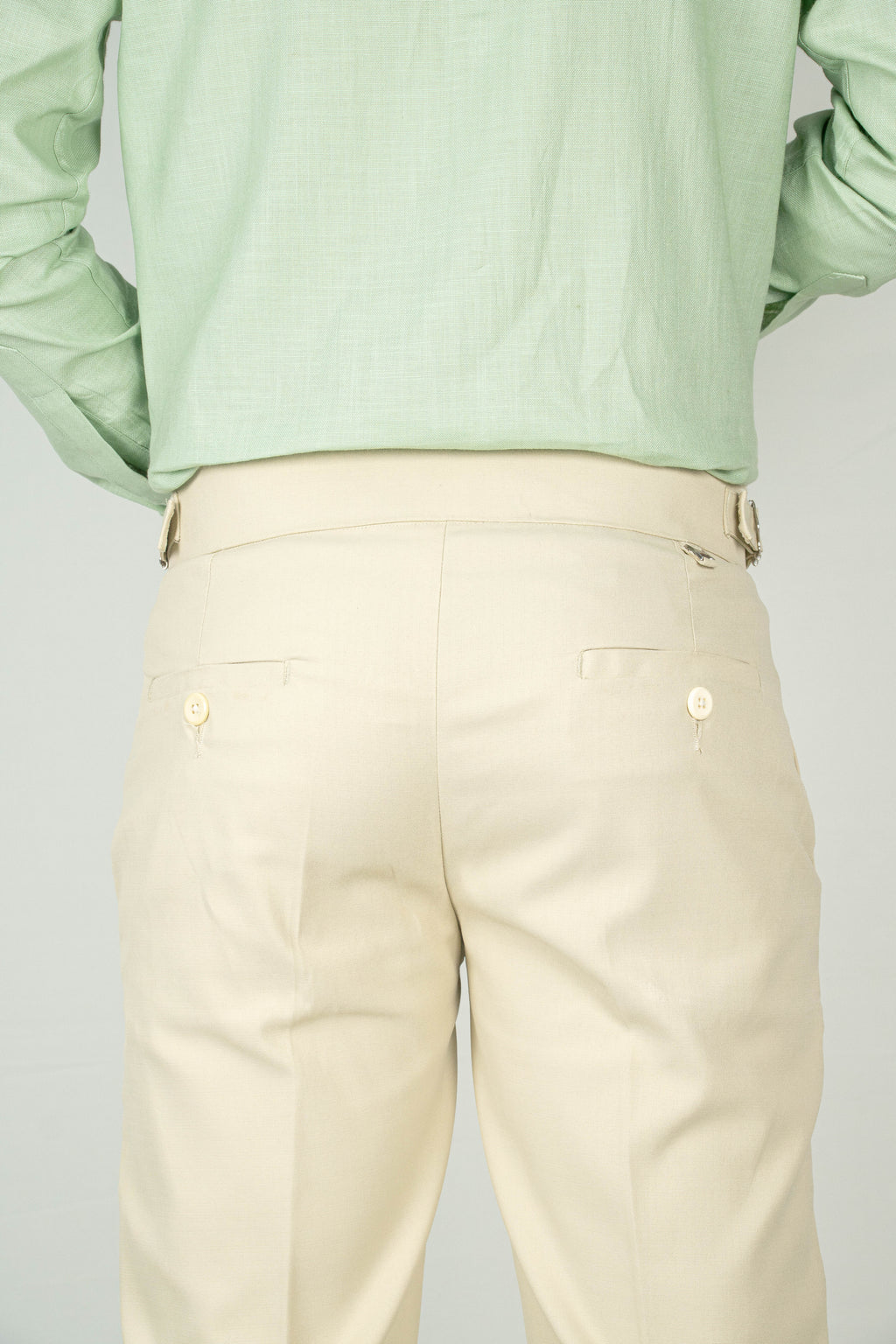 Beige Gurkha Trousers