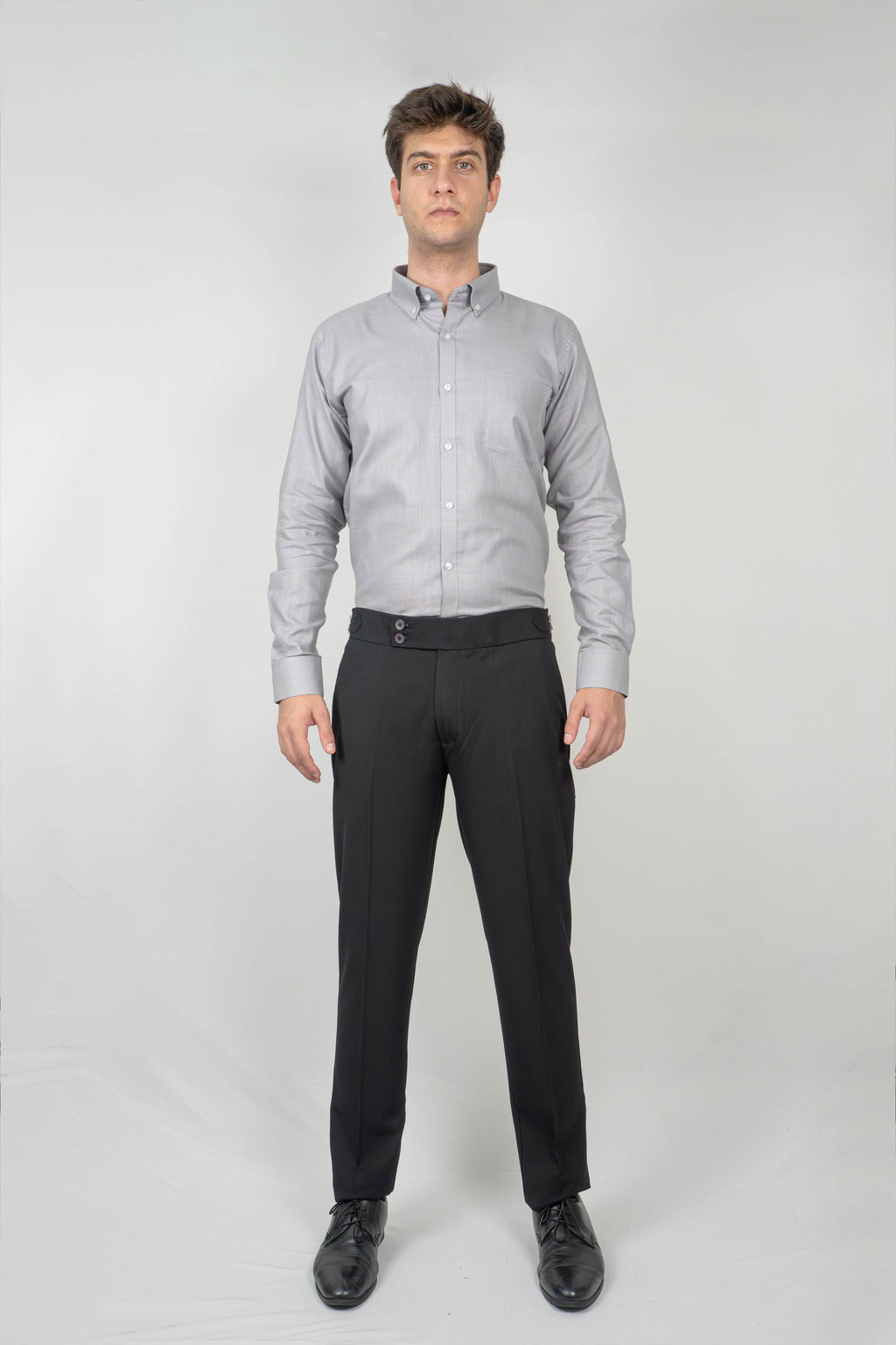 Ash Grey Linen Shirt