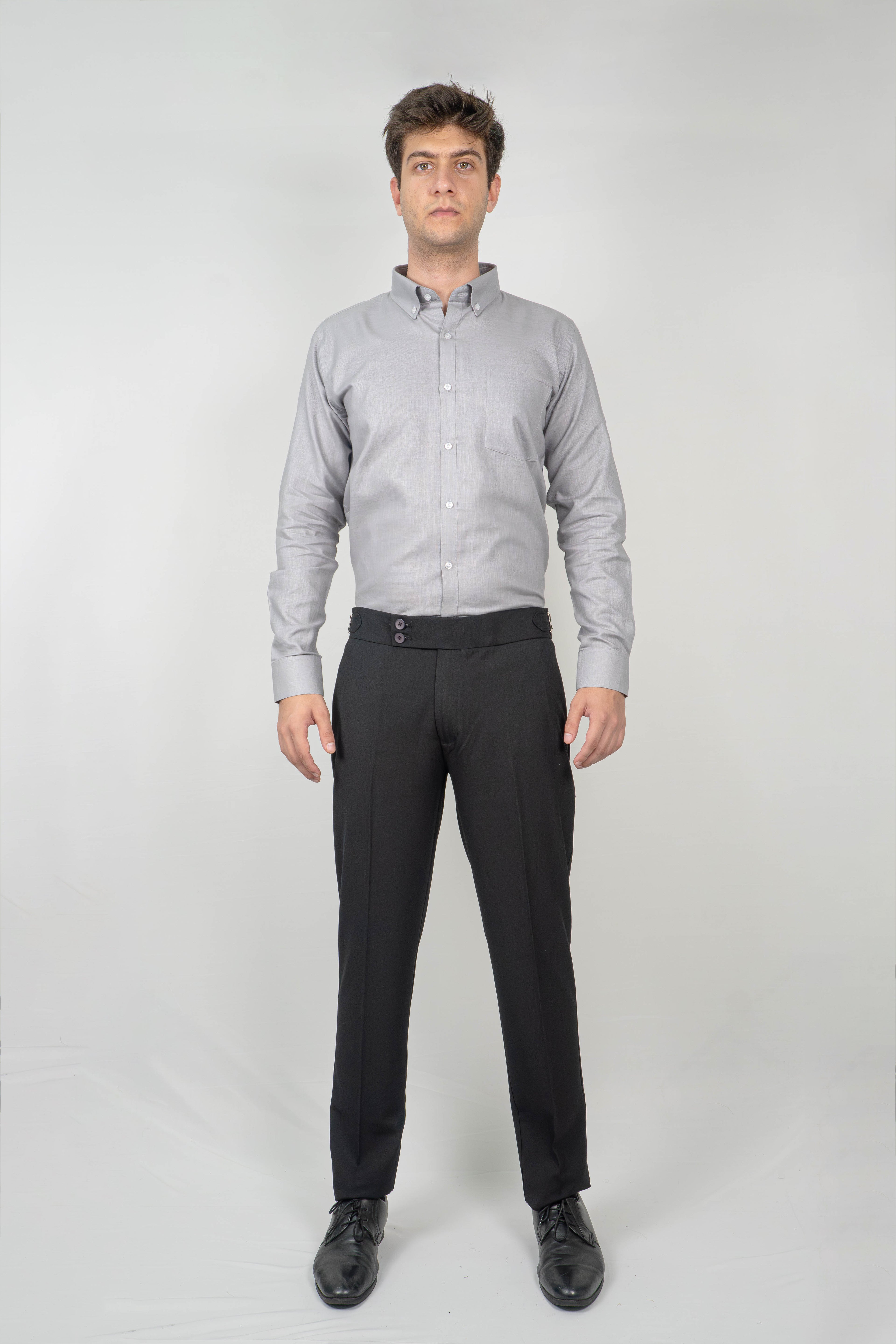 Ash Grey Linen Shirt