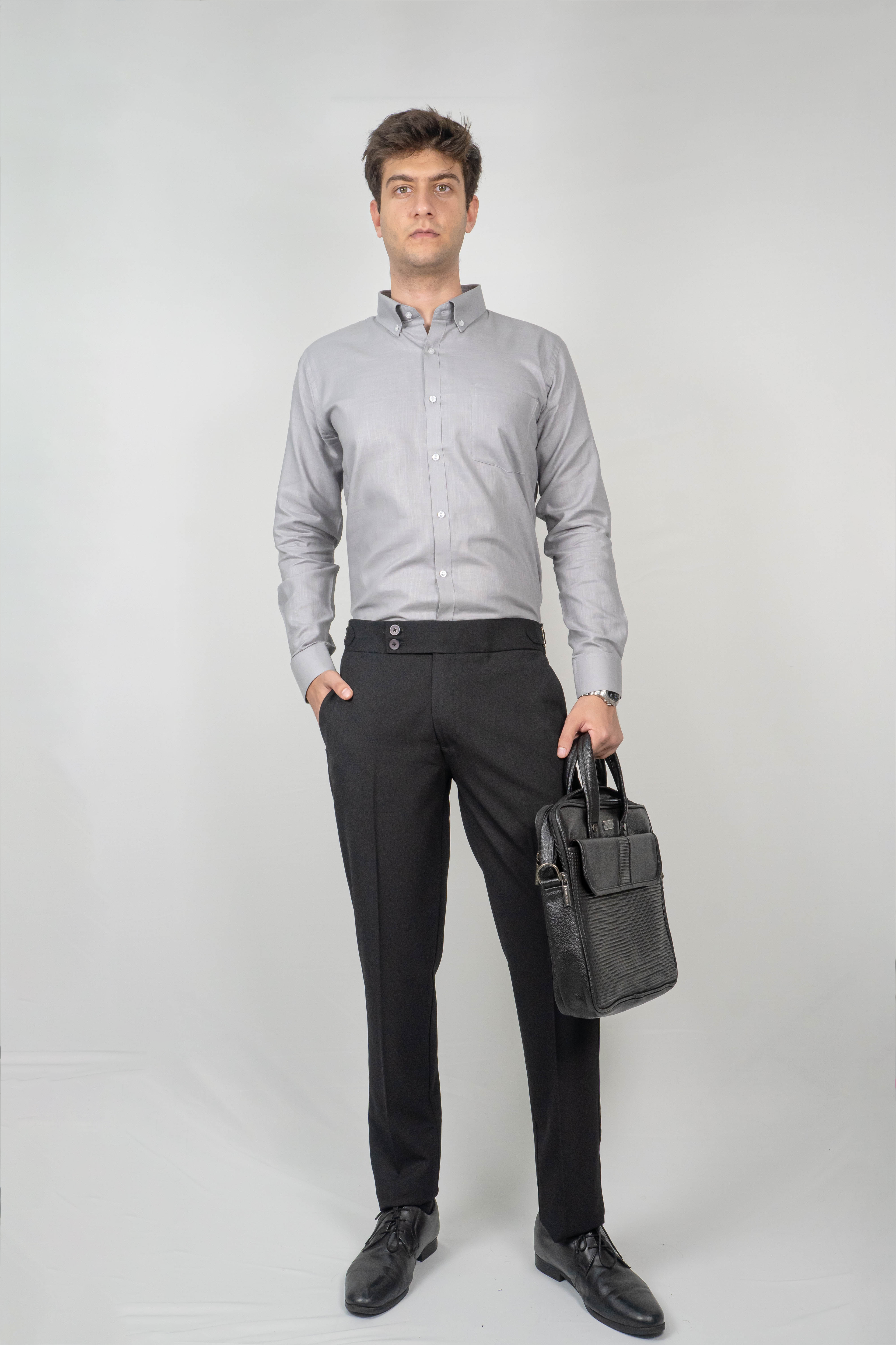 Night-black Gurkha Trousers