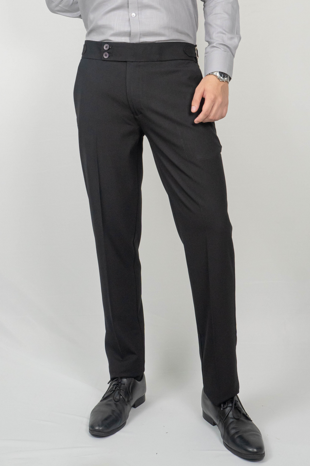 Night-black Gurkha Trousers