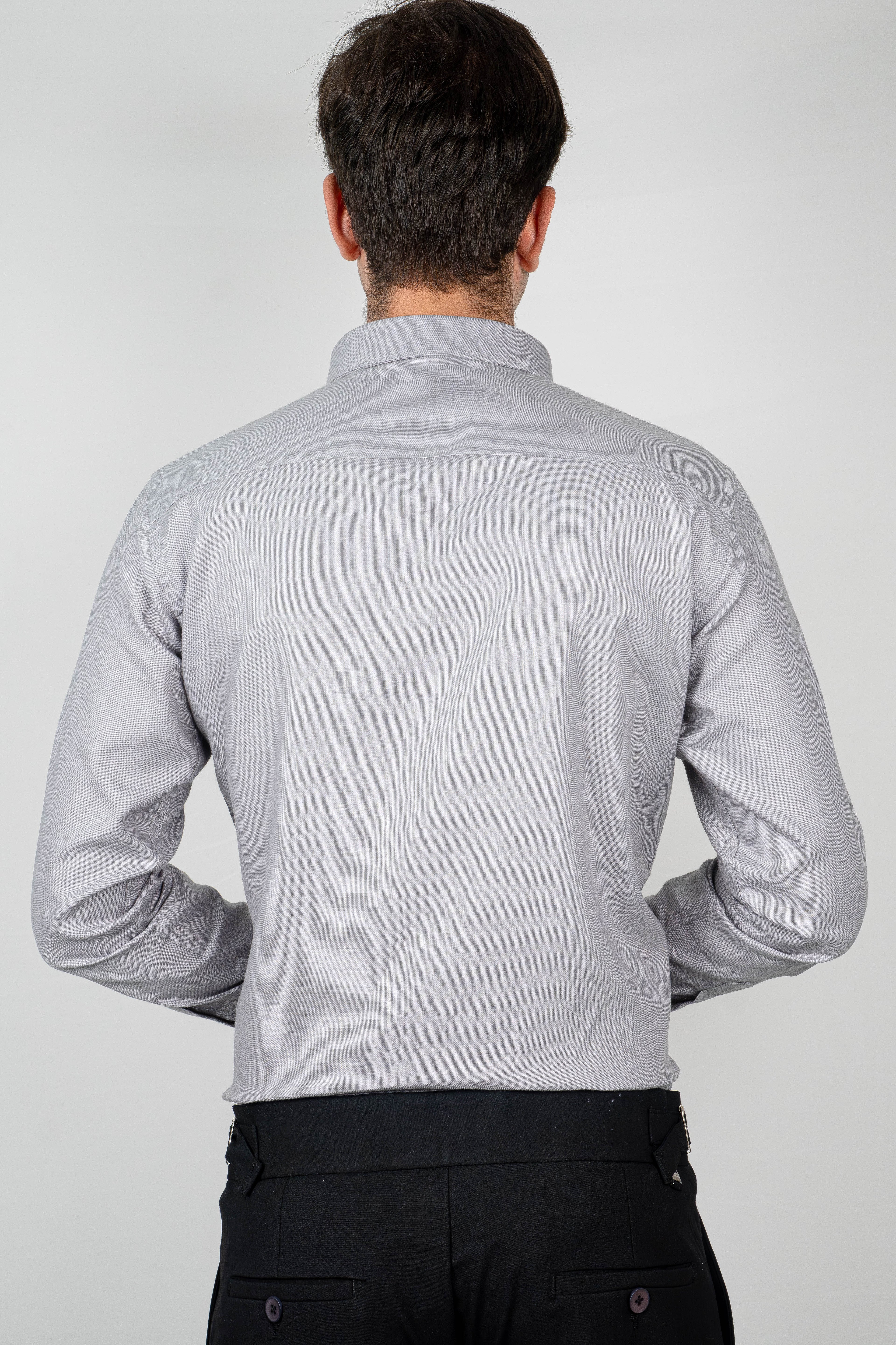 Ash Grey Linen Shirt