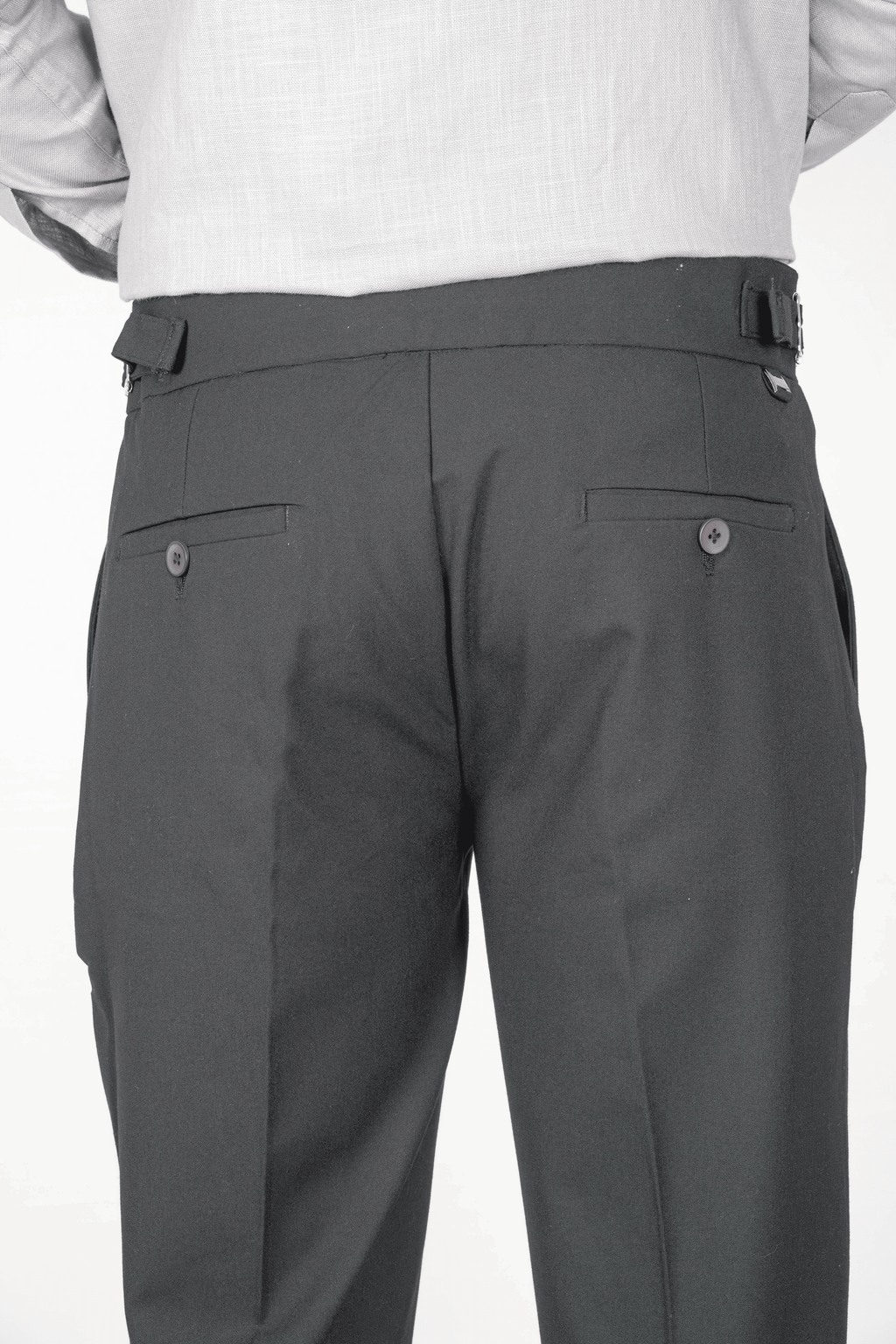 Night-black Gurkha Trousers