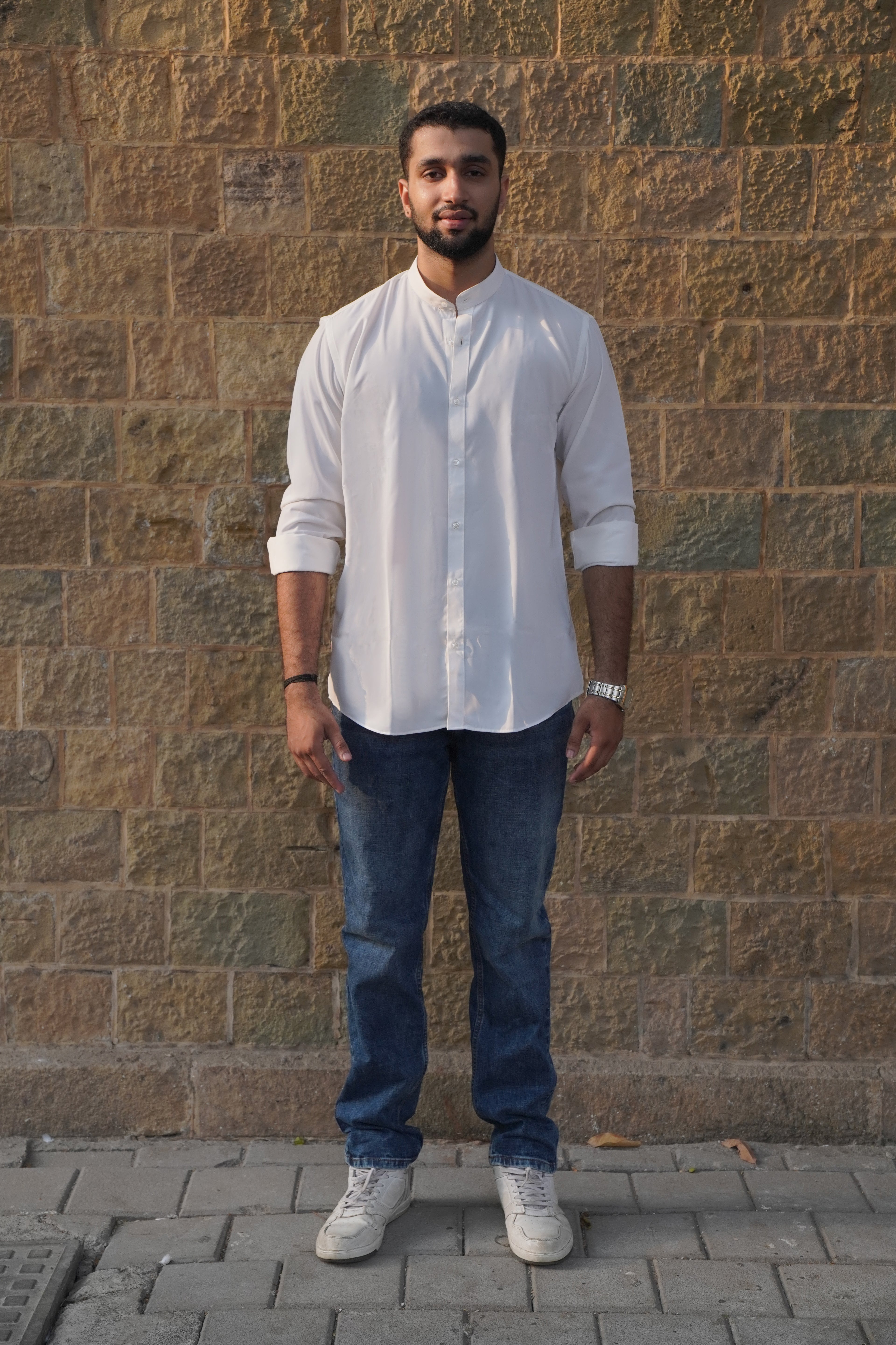 Mandarin Collar | Classic Cream