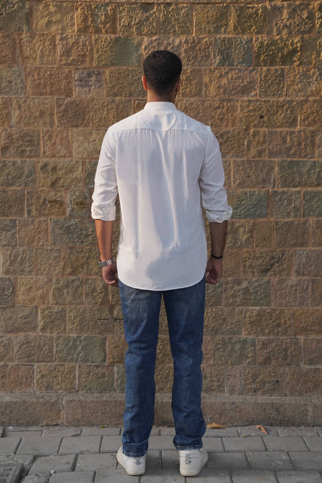 Mandarin Collar | Classic Cream