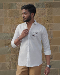 Embroided Shirt | White