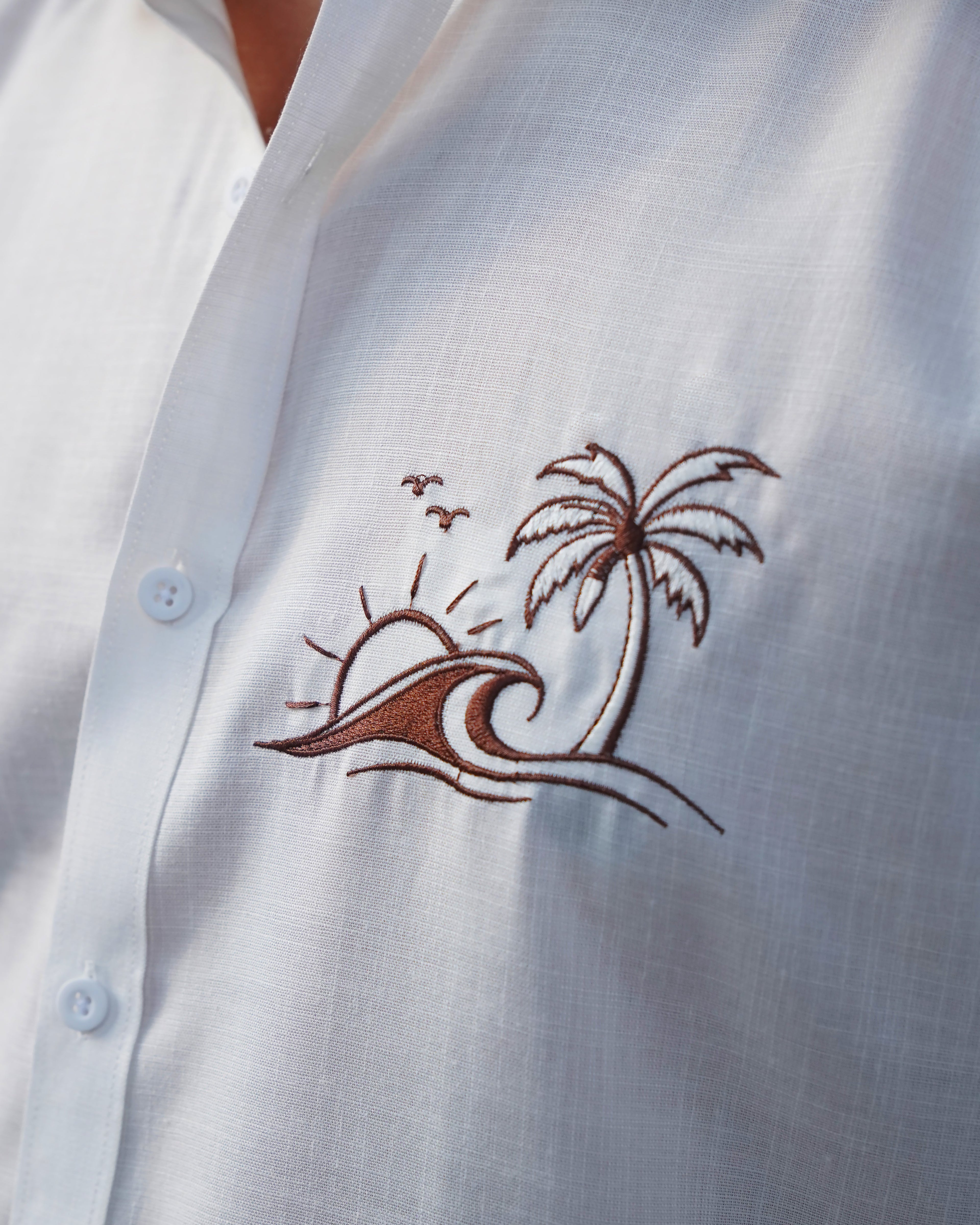 Embroided Shirt | White