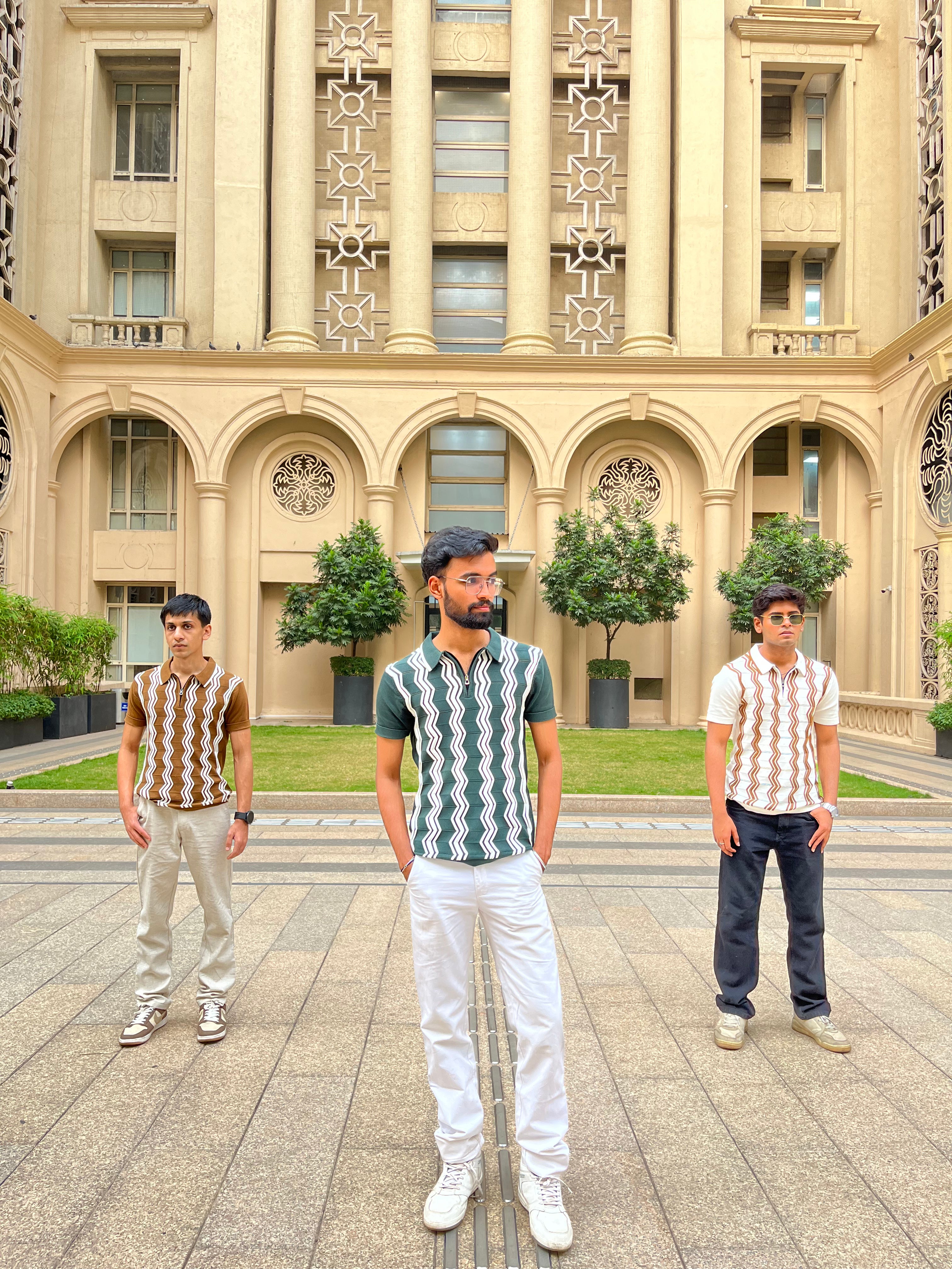 Forest Knit Polo | Bottle Green